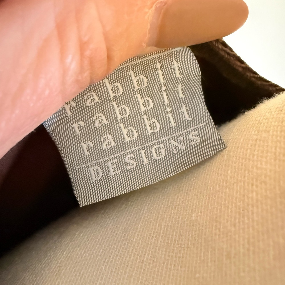 🌾 Rich Chocolate Brown Velvet Rabbit Rabbit Rabbit Maxi Dress - Picture 6 of 9